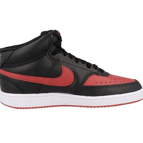 NIKE Court Vision Mid-Top Lace-Up Sneakers