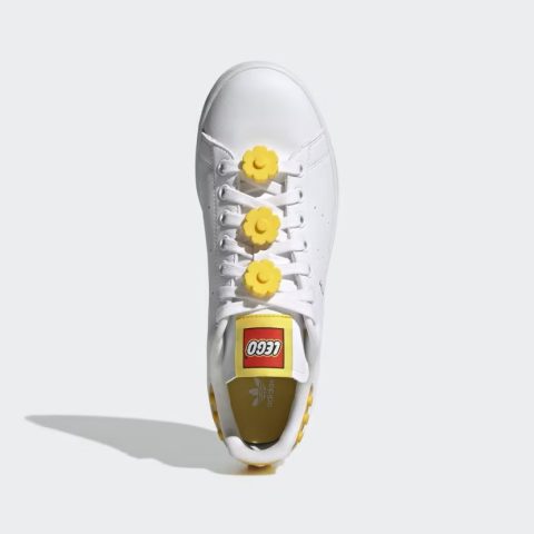 ADIDAS Originals STAN SMITH X LEGO Women White Textured Sneakers view 5