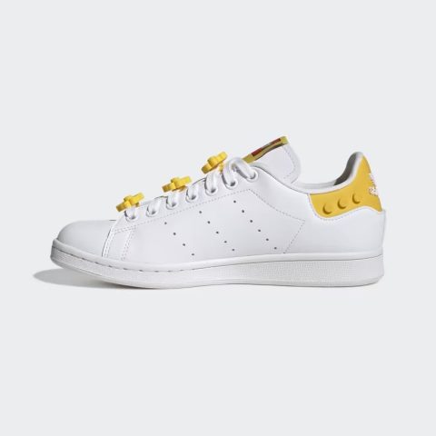 ADIDAS Originals STAN SMITH X LEGO Women White Textured Sneakers view 3