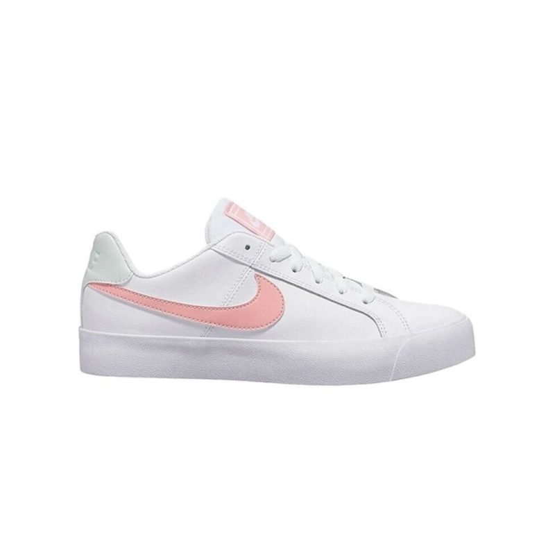 Nike Women White Court Royale AC Leather Sneakers