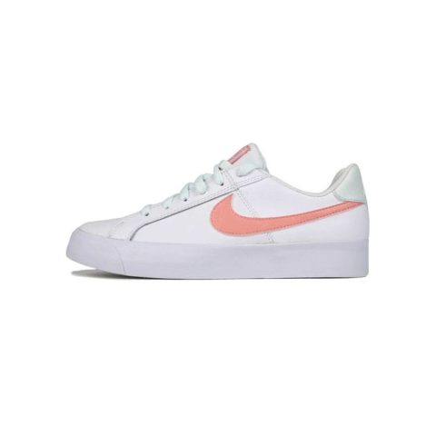 Nike Women White Court Royale AC Leather Sneakers view 2