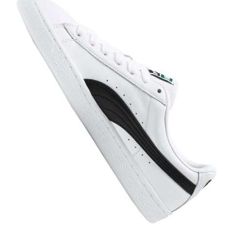 Puma Women White Basket Classic XXI Leather Sneakers view 3