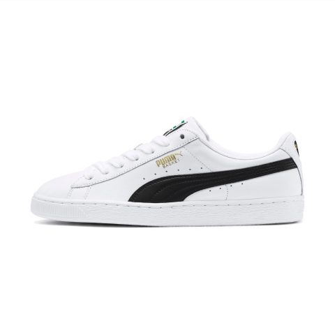 Puma Women White Basket Classic XXI Leather Sneakers